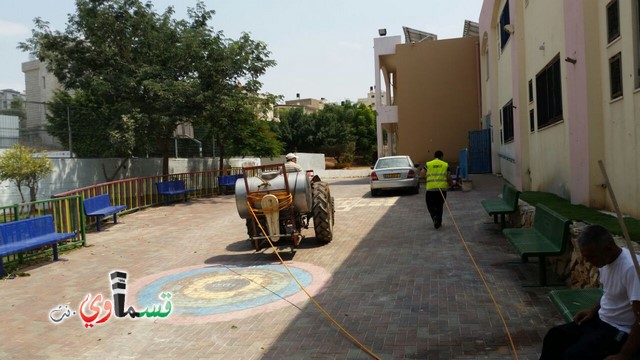 فيديو : رش مبيدات حشرية على مؤسسات ومدارس كفر قاسم لراحة المواطنين واستعداداً للعام الدراسي